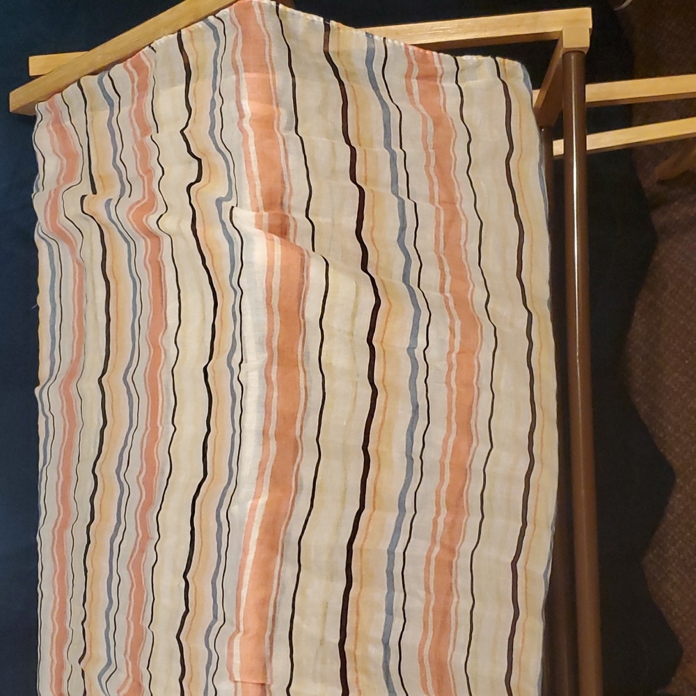 Striped infinity scarf